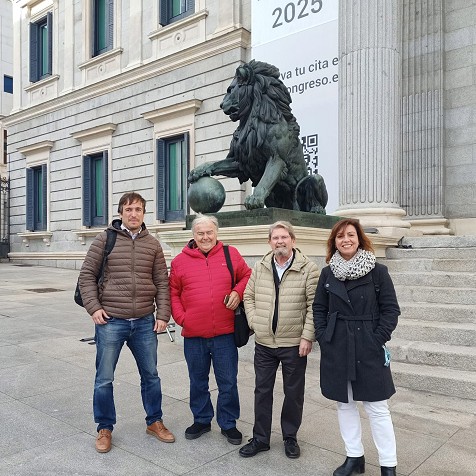 Reunión en Madrid con diputados socialistas para impulsar nuevas acciones de protección de los afectados por la delimitación del dominio público en el litoral dianense
